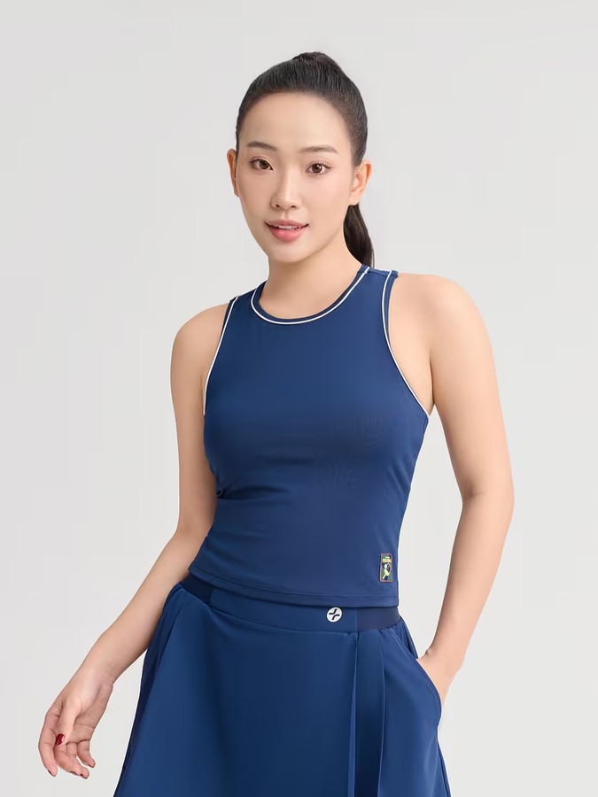 Set đồ thể thao nữ Coolmate áo thun chân váy pickleball