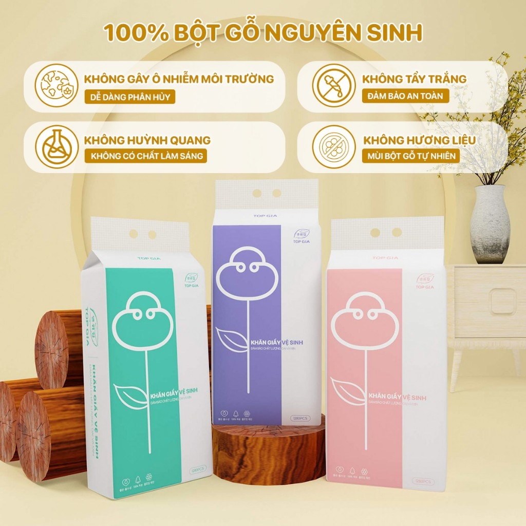 Giấy vệ sinh treo tường TopGia