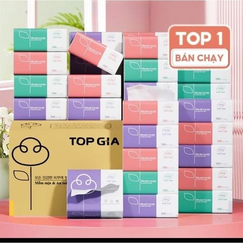 Thùng giấy ăn rút Topgia 30 gói